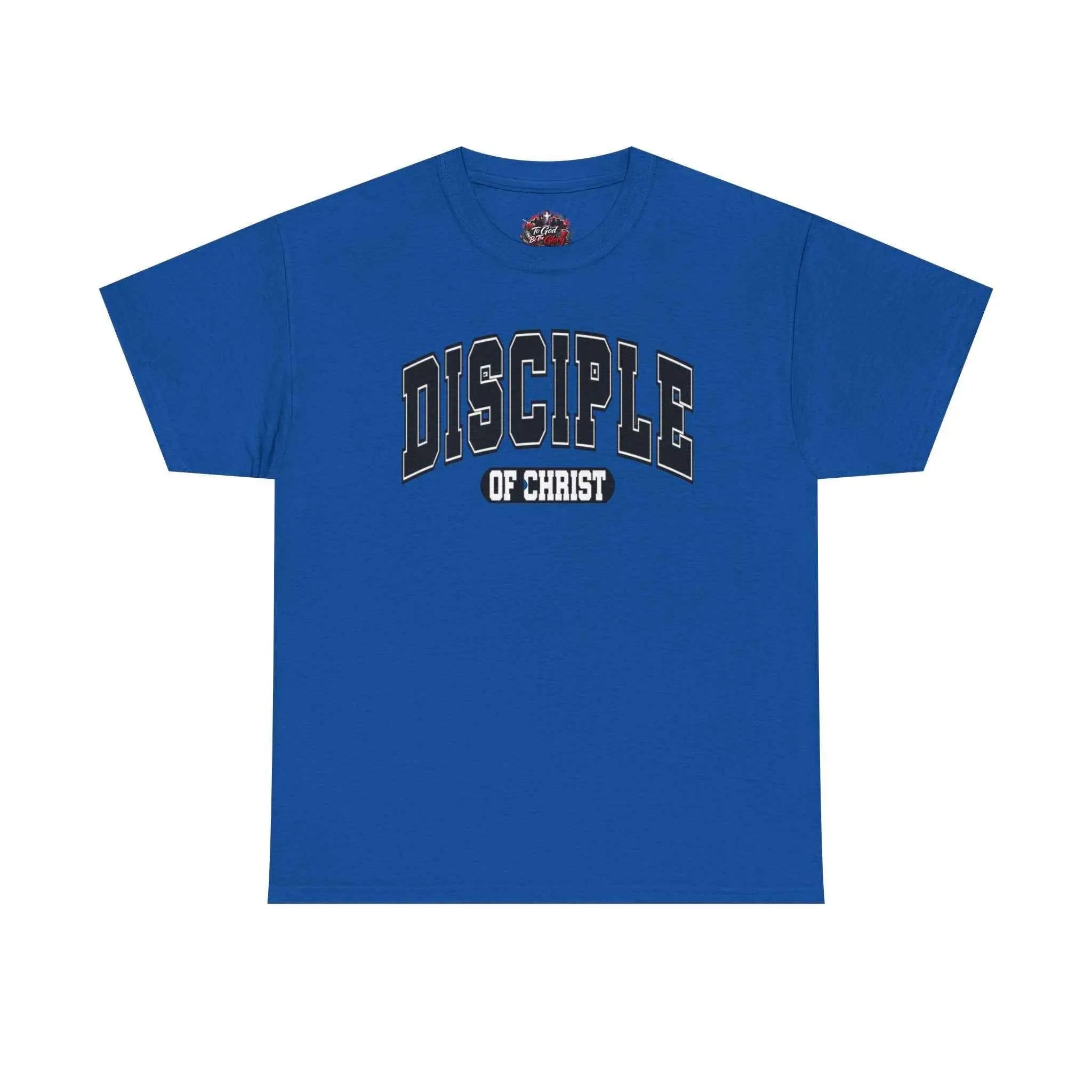 Disciple of Christ Tee — Christian Faith Inspirational T-Shirt T-Shirt Printify Royal S