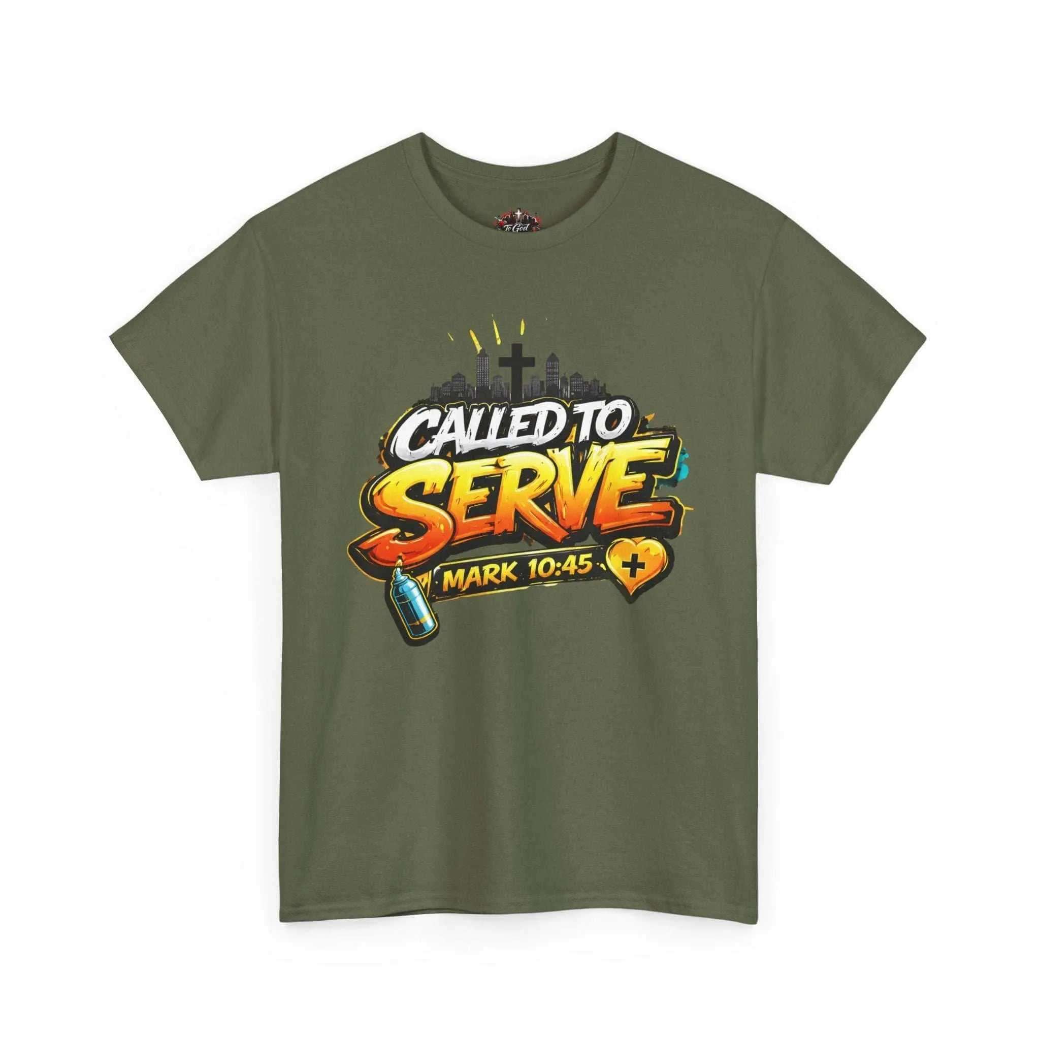 Called To Serve Tee Religious soft T-Shirt Printify