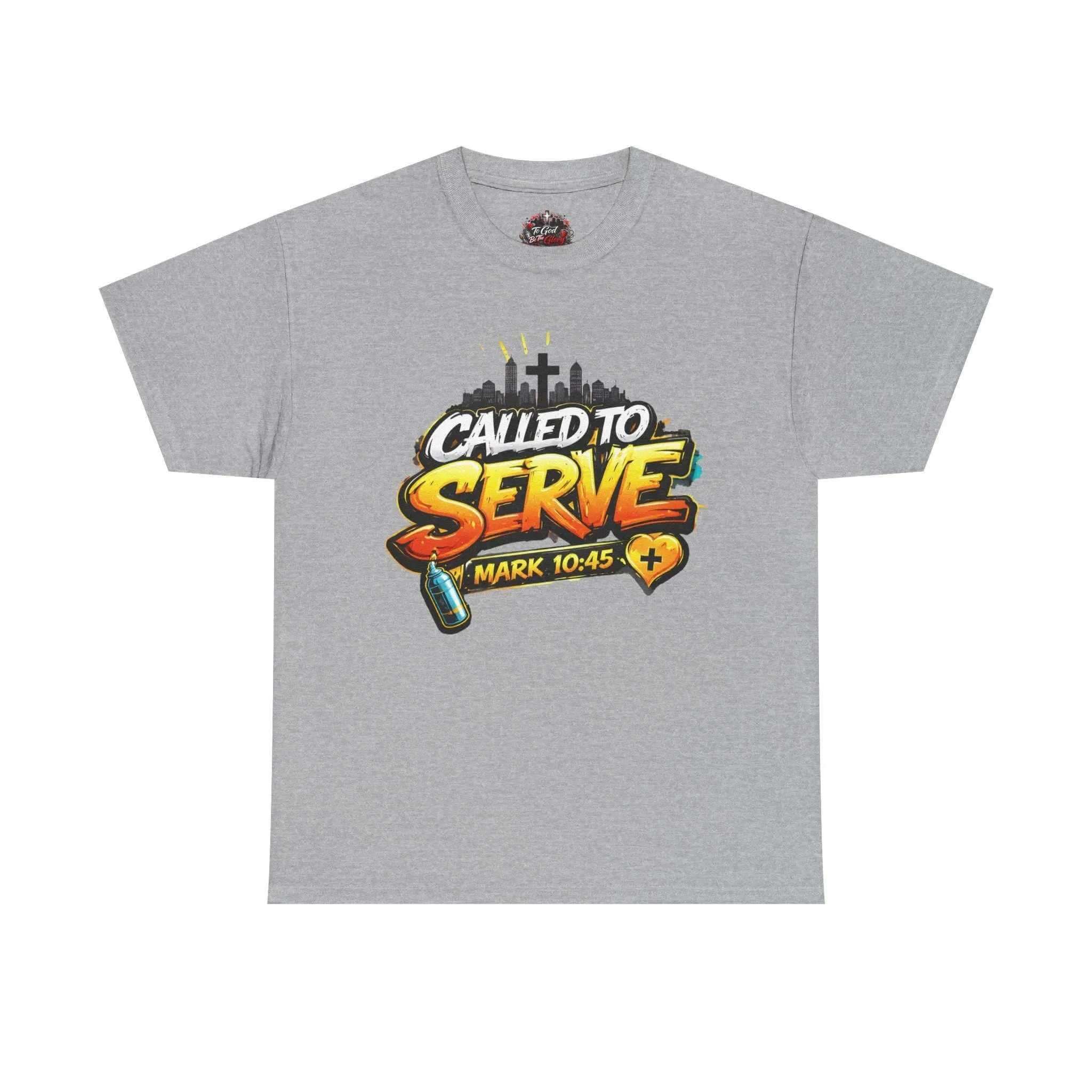 Called To Serve Tee Religious soft T-Shirt Printify Sport Grey S