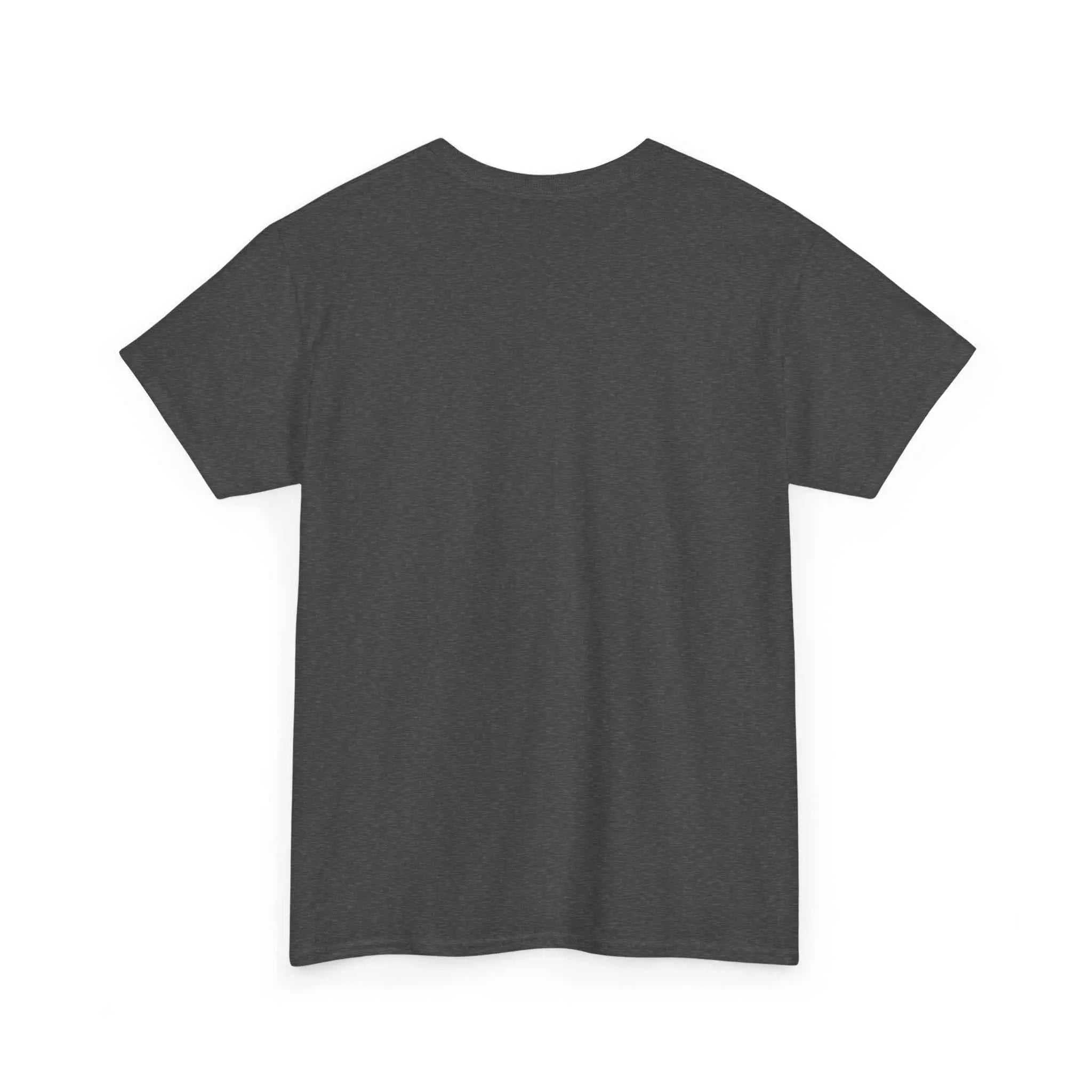 Back view of the Hard fought Hallelujah Tee religious in charcoal gray, showcasing premium comfort and quality.