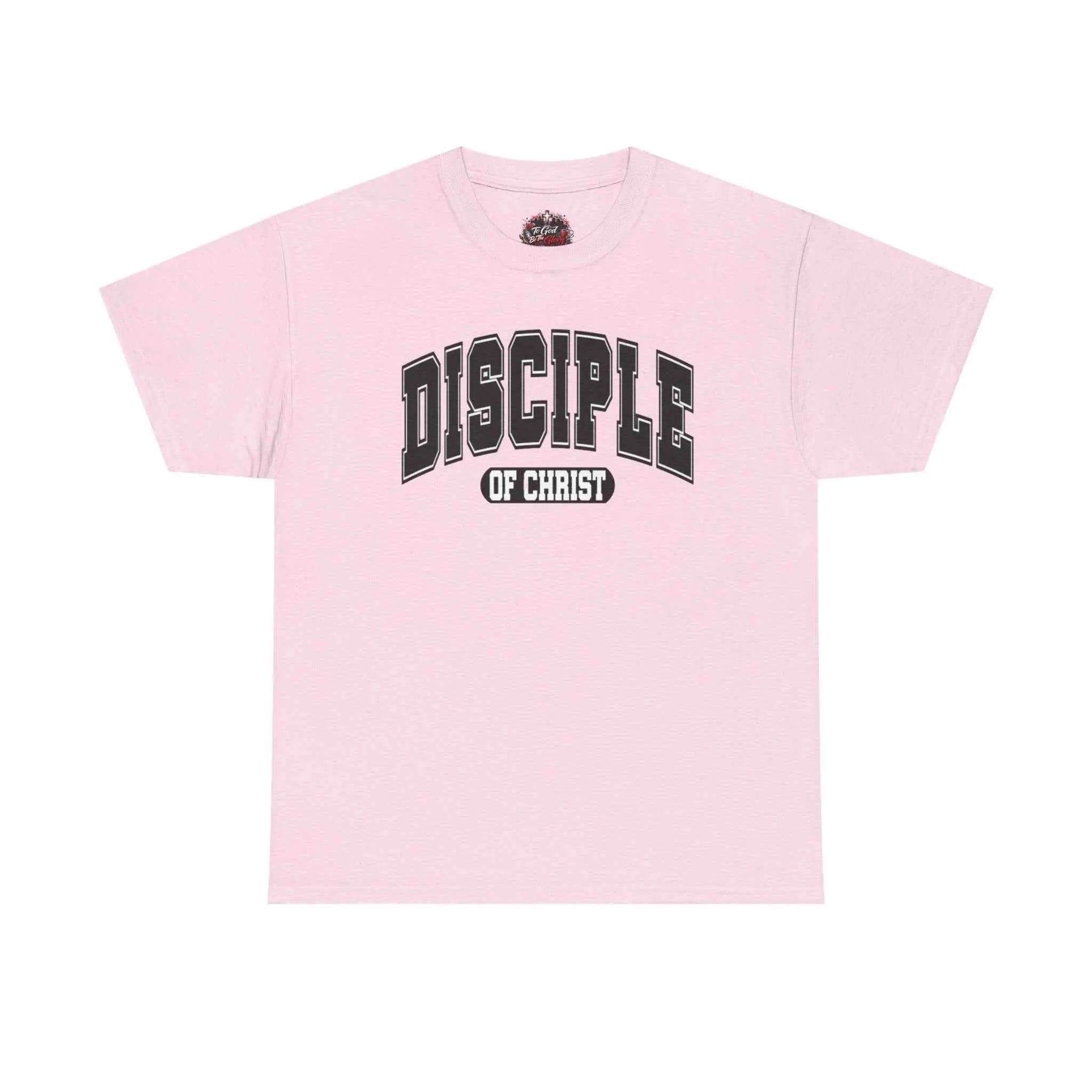 Disciple of Christ Tee — Christian Faith Inspirational T-Shirt T-Shirt Printify Light Pink S
