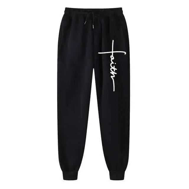 Christian Apparel Faith Sweatpants sweats To God be The Glory Creations black S Unisex
