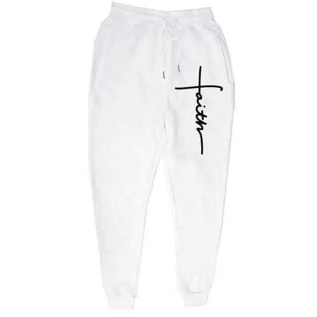 Christian Apparel Faith Sweatpants sweats To God be The Glory Creations white XXXL Unisex