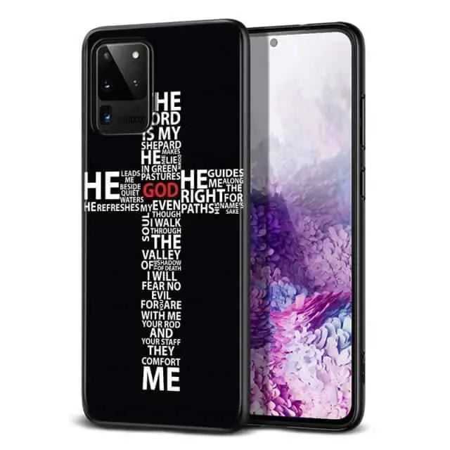 Christian Jesus Cross for Samsung phone accessories To God be The Glory Creations For Galaxy A21S Style 09