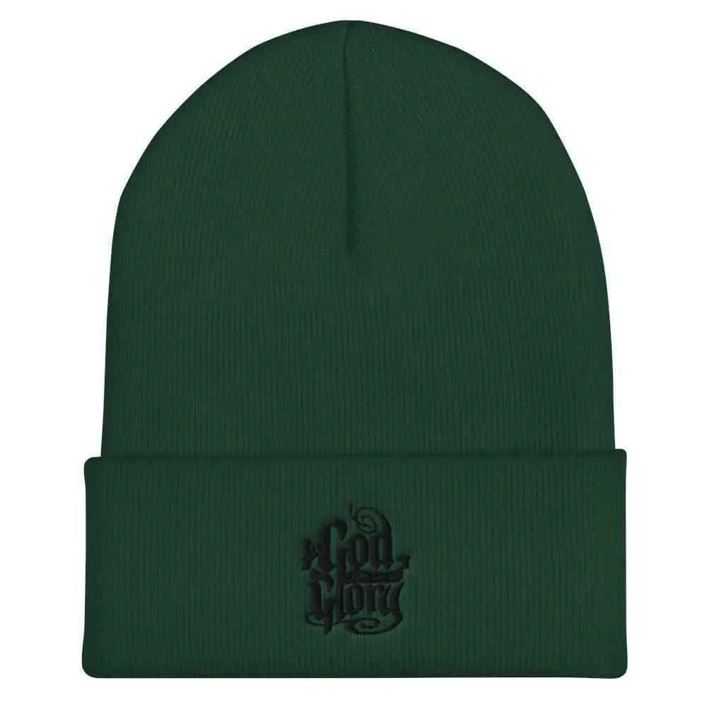 Cuffed Beanie - To God be The Glory Creations Unisex Beenie To God be The Glory Creations Spruce