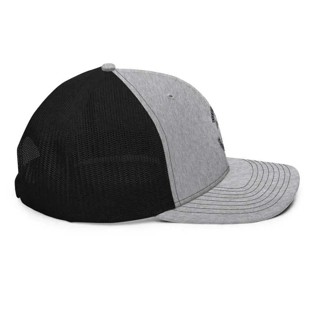 Disciple Trucker Cap religious side view showcasing stylish design and comfort.