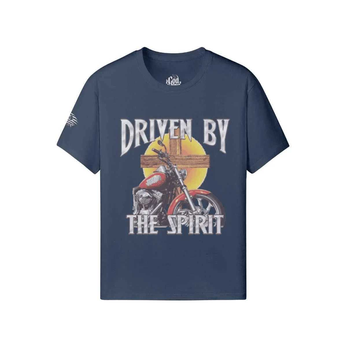 Driven by the holy spirit T-shirt PODpartner Indigo Blue XS