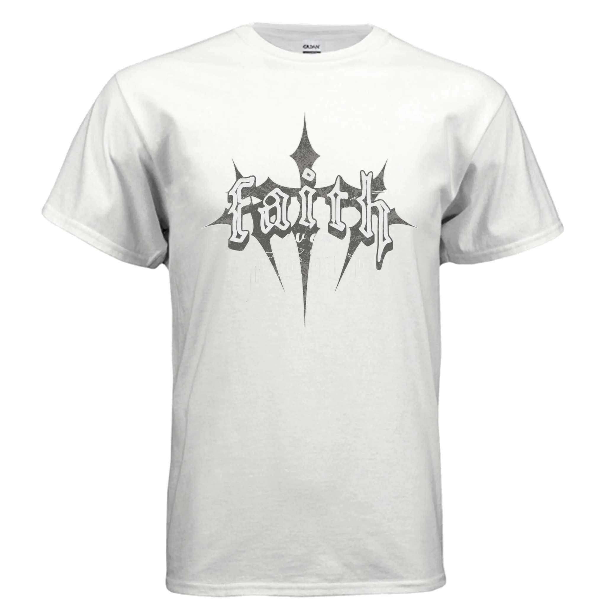 Faith over Fear religious t-shirt T-Shirt To God be The Glory Creations WHITE S