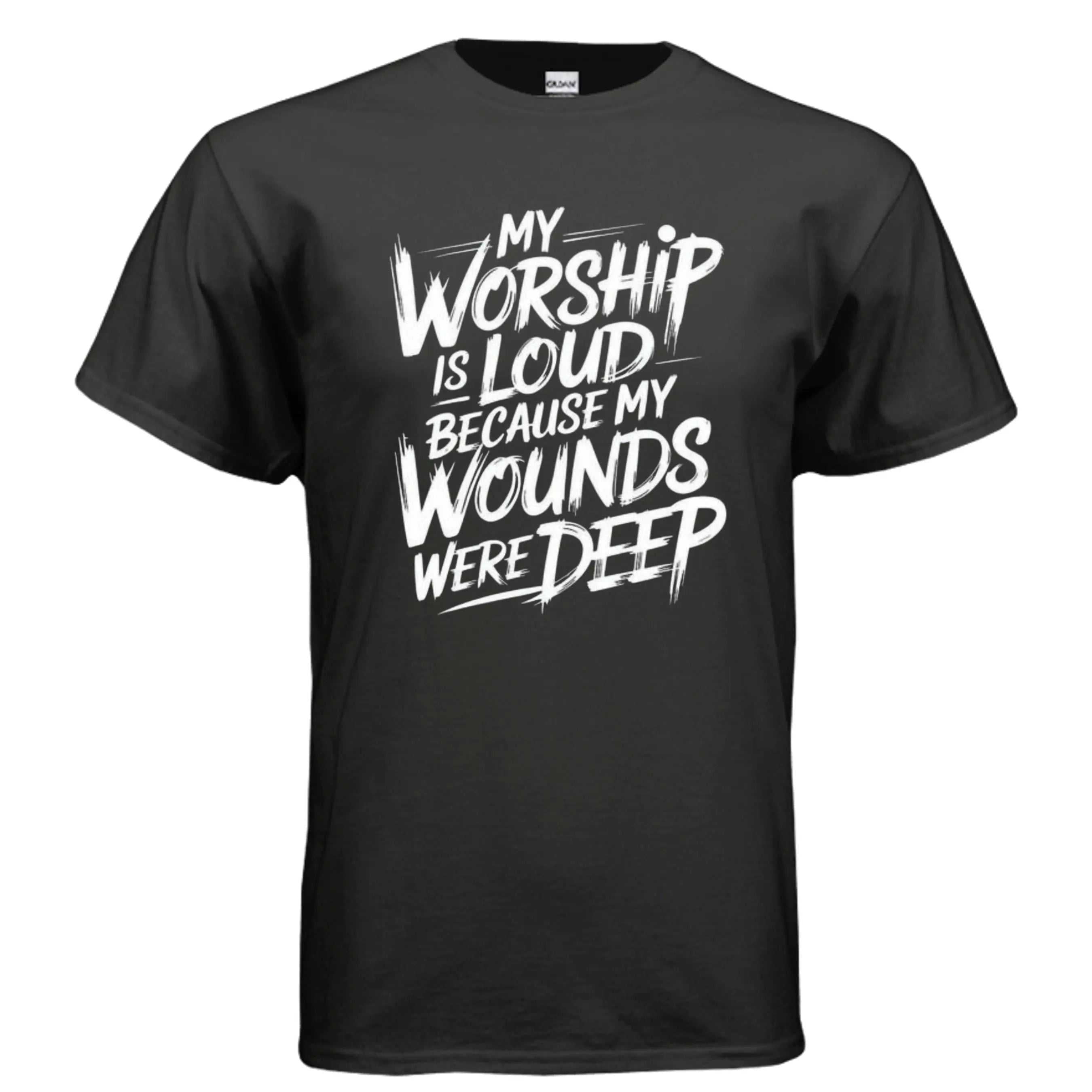 Worship is Loud T-Shirt To God be The Glory Creations BLACK S