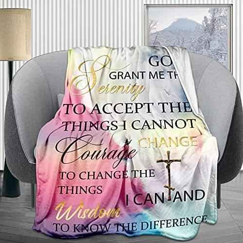 Bible Verse Inspirational Throw Blanket Healing Message blanket To God be The Glory Creations 2 120x150cm
