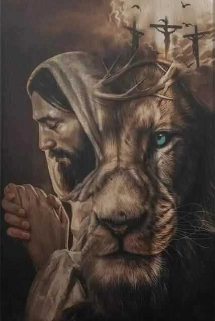 Christian scripture wall art the Lord Jesus Christ Art To God be The Glory Creations 40x60cm No Frame PF11157