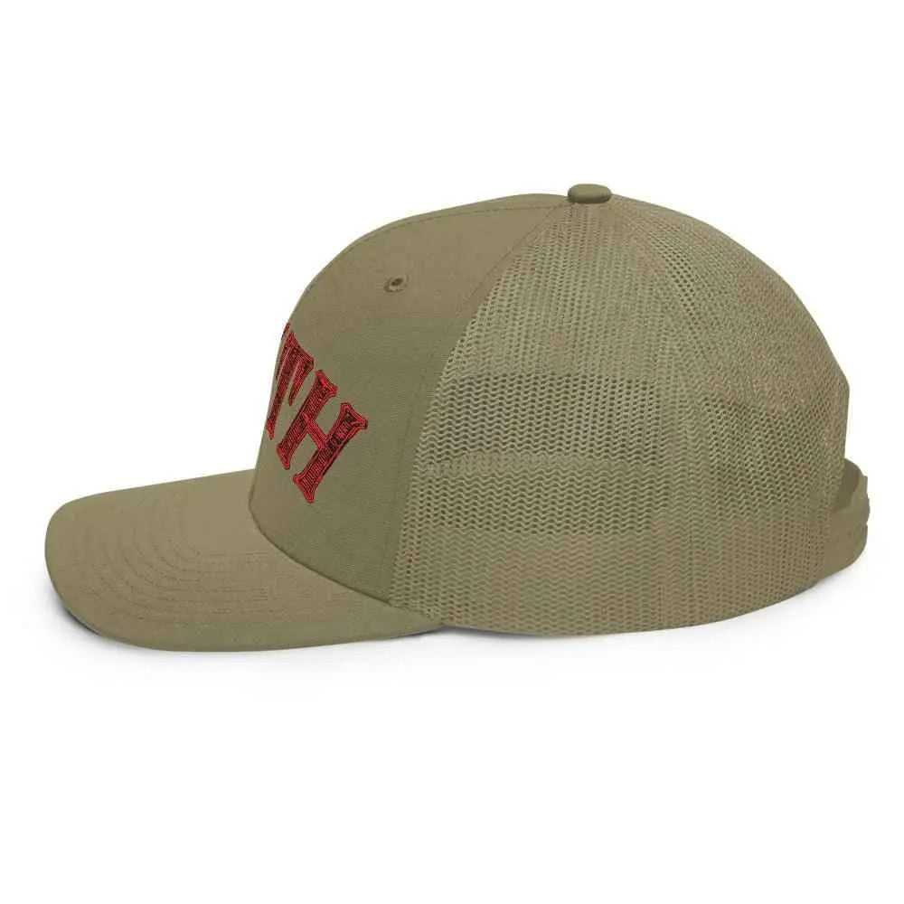 Faith Trucker Cap hat To God be The Glory Creations