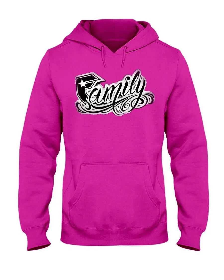 Family Hoodie Comfortable unisex Sweatshirts Fuel Cyber Pink S