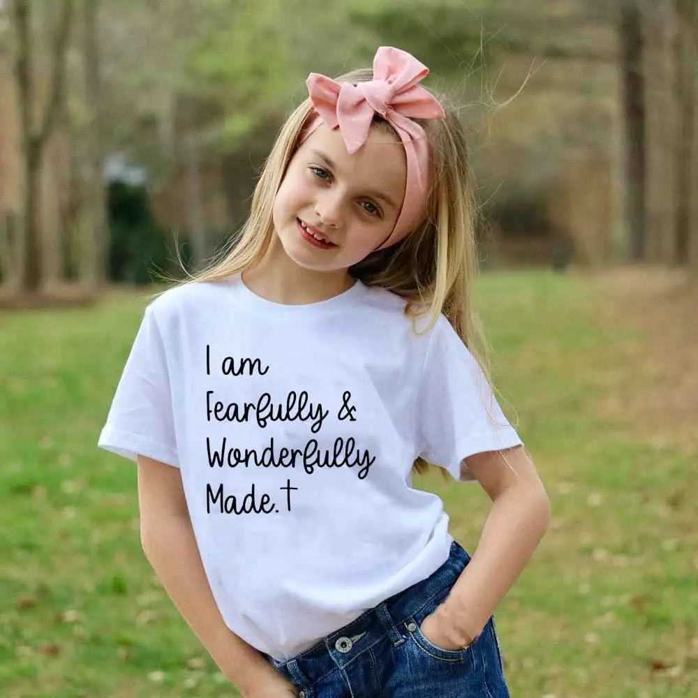Fearfully and Wonderfully Kids Shirt To God be The Glory Creations