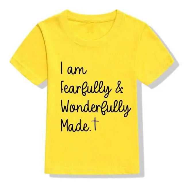Fearfully and Wonderfully Kids Shirt To God be The Glory Creations H793-KSTYE- 12T
