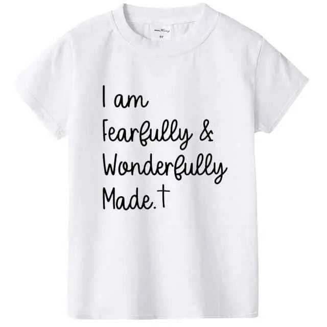Fearfully and Wonderfully Kids Shirt To God be The Glory Creations