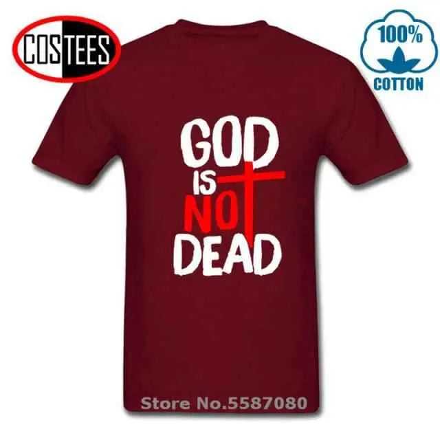God Is Not Dead T shirt religious To God be The Glory Creations Burgandy XXL Pack of 5 or more