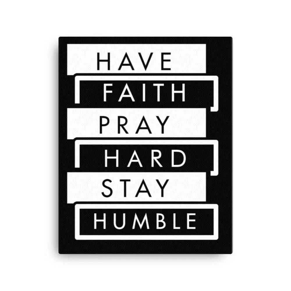 Have faith Canvas religious art To God be The Glory Creations 16″×20″