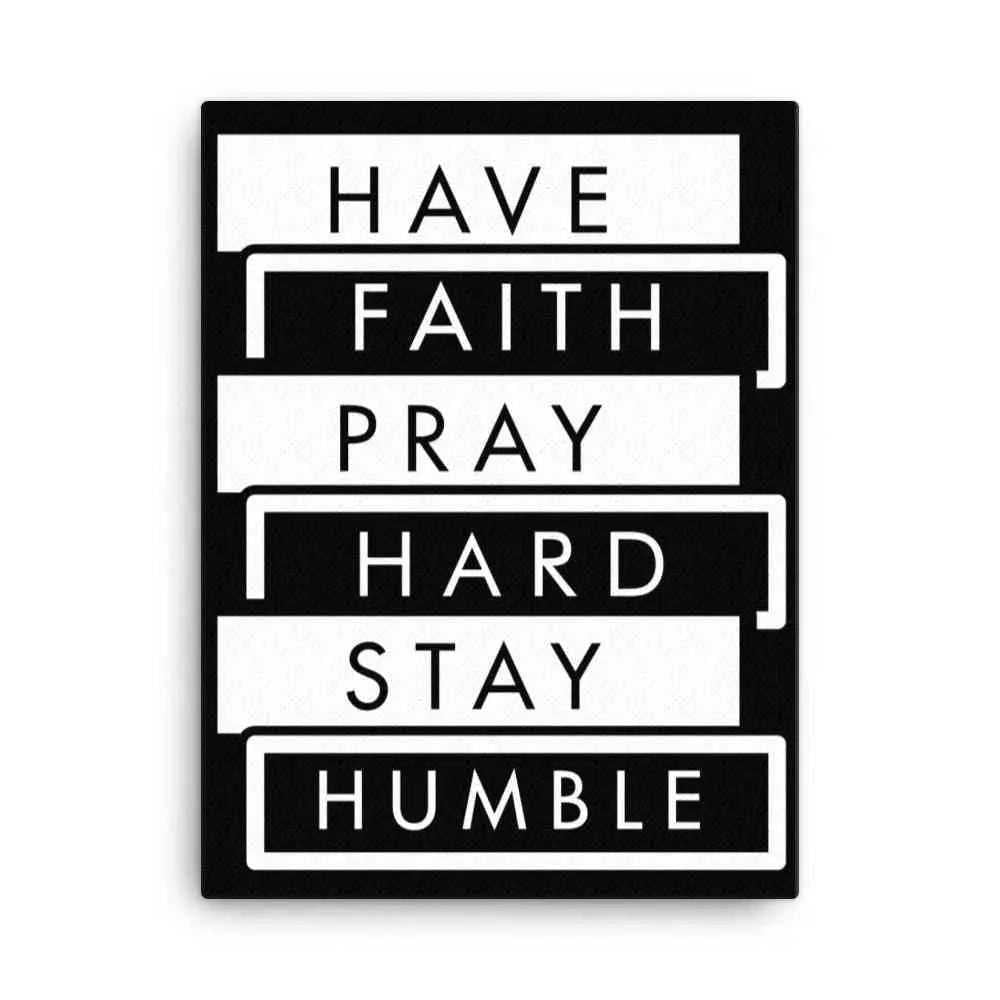 Have faith Canvas religious art To God be The Glory Creations 18″×24″