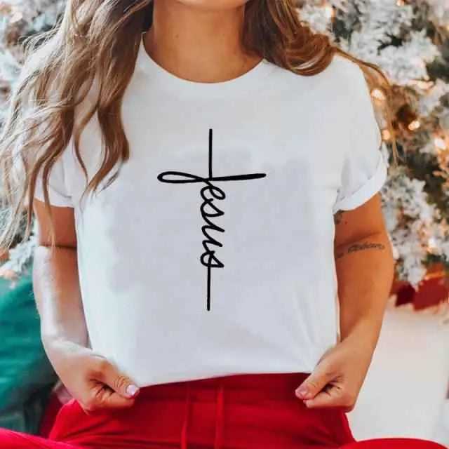 Jesus Cross Kids T Shirts comfortable To God be The Glory Creations white 3XL-150