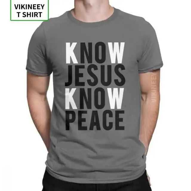 Know Jesus Know Peace Christian T-Shirts To God be The Glory Creations