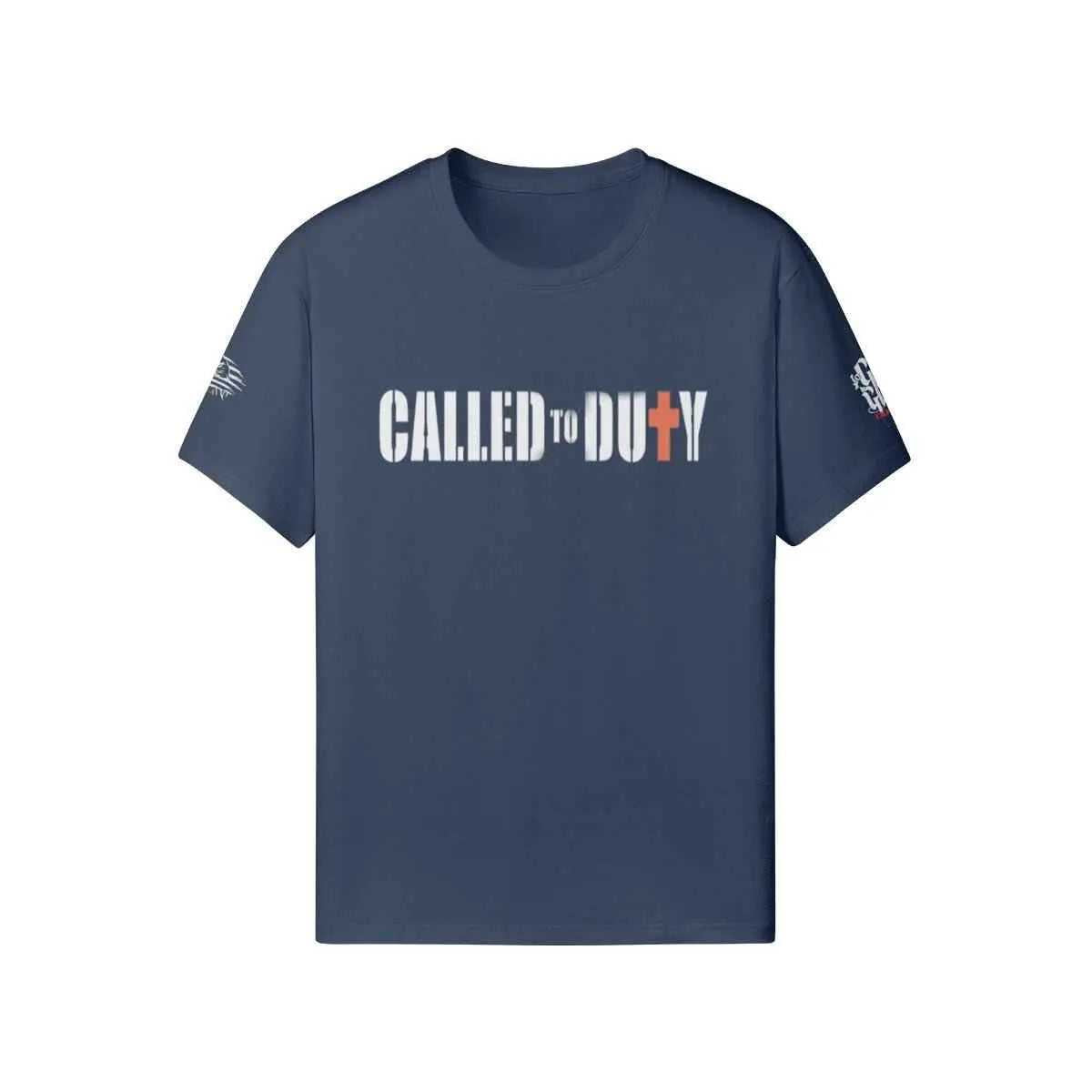 New Called to Duty T-shirt soft PODpartner Indigo Blue XS
