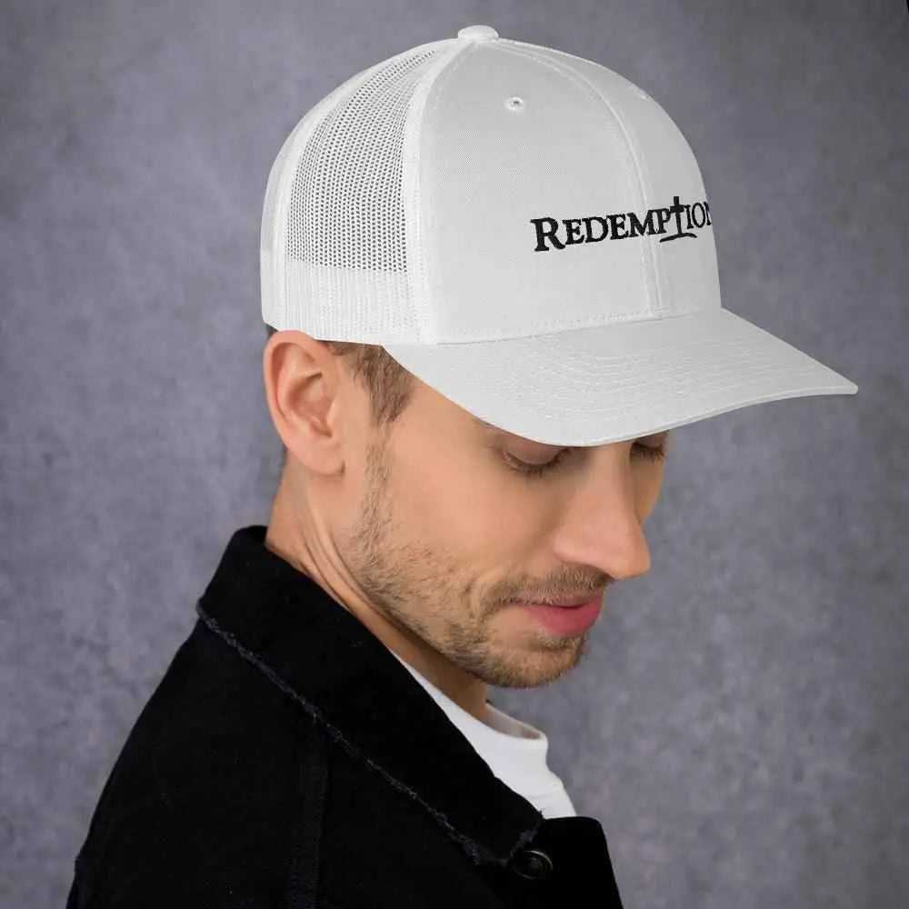 Redemption Trucker Cap religious unisex To God be The Glory Creations