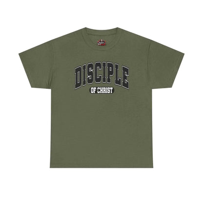 Disciple of Christ Tee — Christian Faith Inspirational T-Shirt T-Shirt Printify Military Green S