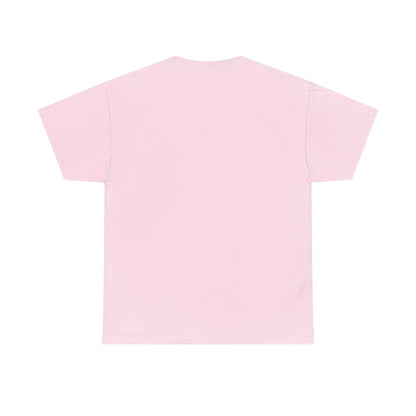 Back view of the Pray Hard Tee — Urban Streetwear Christian Graphic T-Shirt in Light Pink, perfect for stylish, faith-inspired wear.