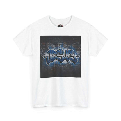 Graffiti Style Jesus Religious Tee T-Shirt Printify