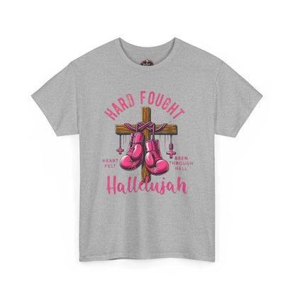 Hard fought Hallelujah Tee religious T-Shirt Printify