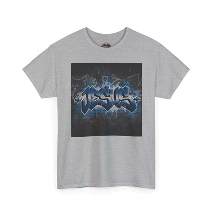 Graffiti Style Jesus Religious Tee T-Shirt Printify