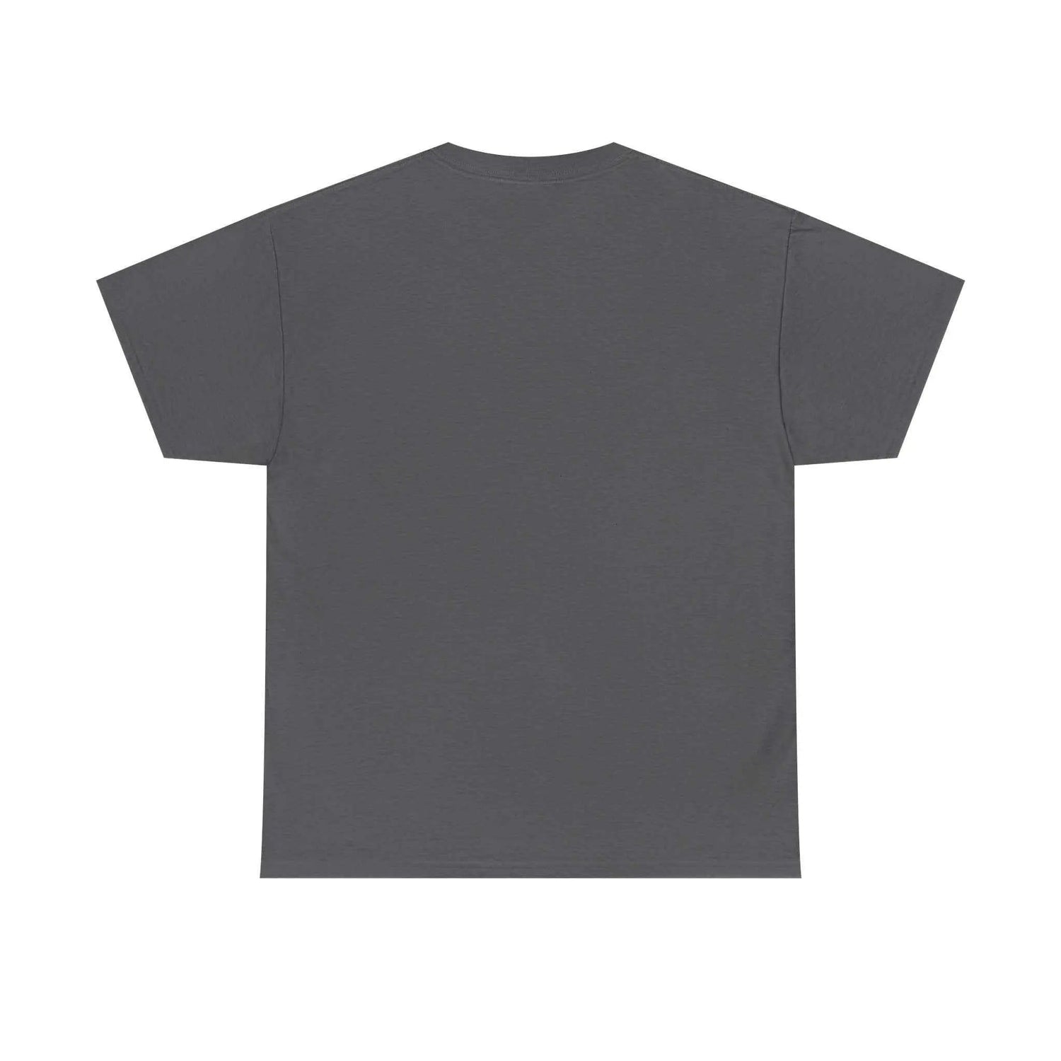 Pray Hard Tee — Urban Streetwear Christian Graphic T-Shirt back view in Charcoal color.