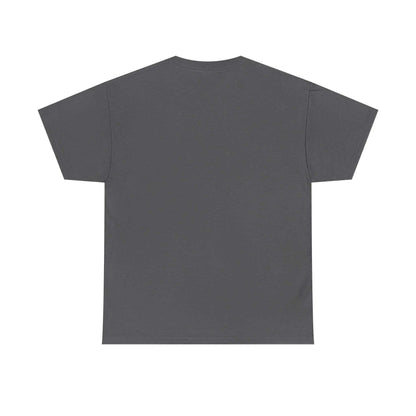 Pray Hard Tee — Urban Streetwear Christian Graphic T-Shirt back view in Charcoal color.