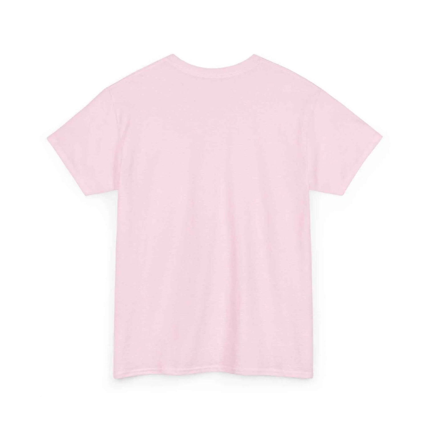 Back view of the Jesus Saves Graffiti T-Shirt in pink color, showcasing its classic fit and soft fabric.