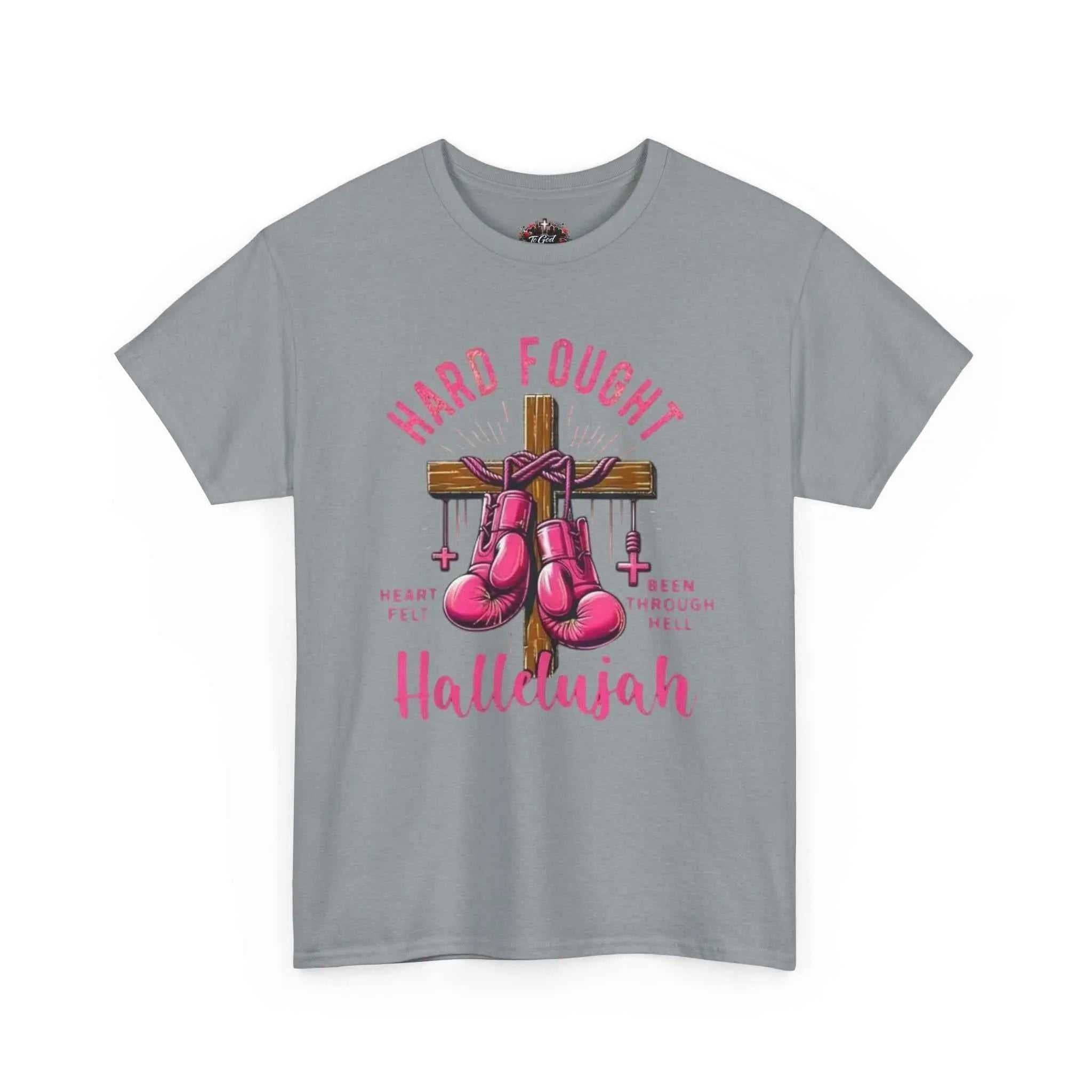 Hard fought Hallelujah Tee religious T-Shirt Printify