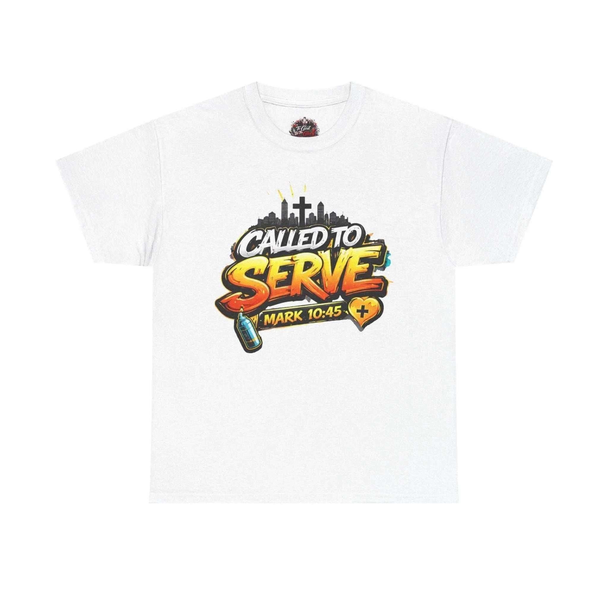 Called To Serve Tee Religious soft T-Shirt Printify White S