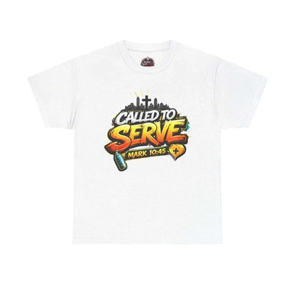 Called To Serve Tee Religious soft T-Shirt Printify White S