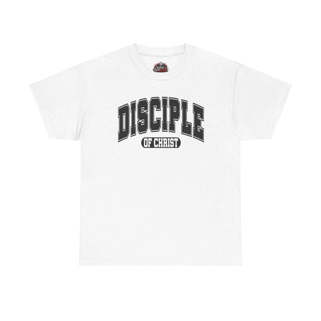 Disciple of Christ Tee — Christian Faith Inspirational T-Shirt T-Shirt Printify White S