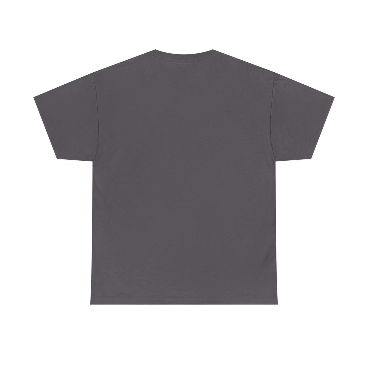 Back view of the All For His Glory TShirt — Christian Faith Graphic Tee in gray fabric.