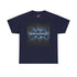 Graffiti Style Jesus Religious Tee T-Shirt Printify Navy S