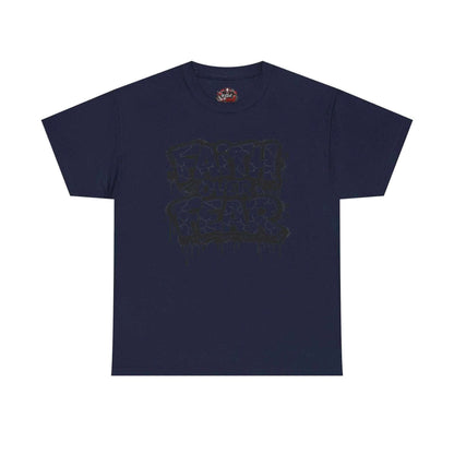 Faith over Fear T‑Shirt T-Shirt Printify Navy S