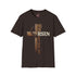 He is risen T-Shirt Religious unisex T-Shirt Printify Dark Chocolate S