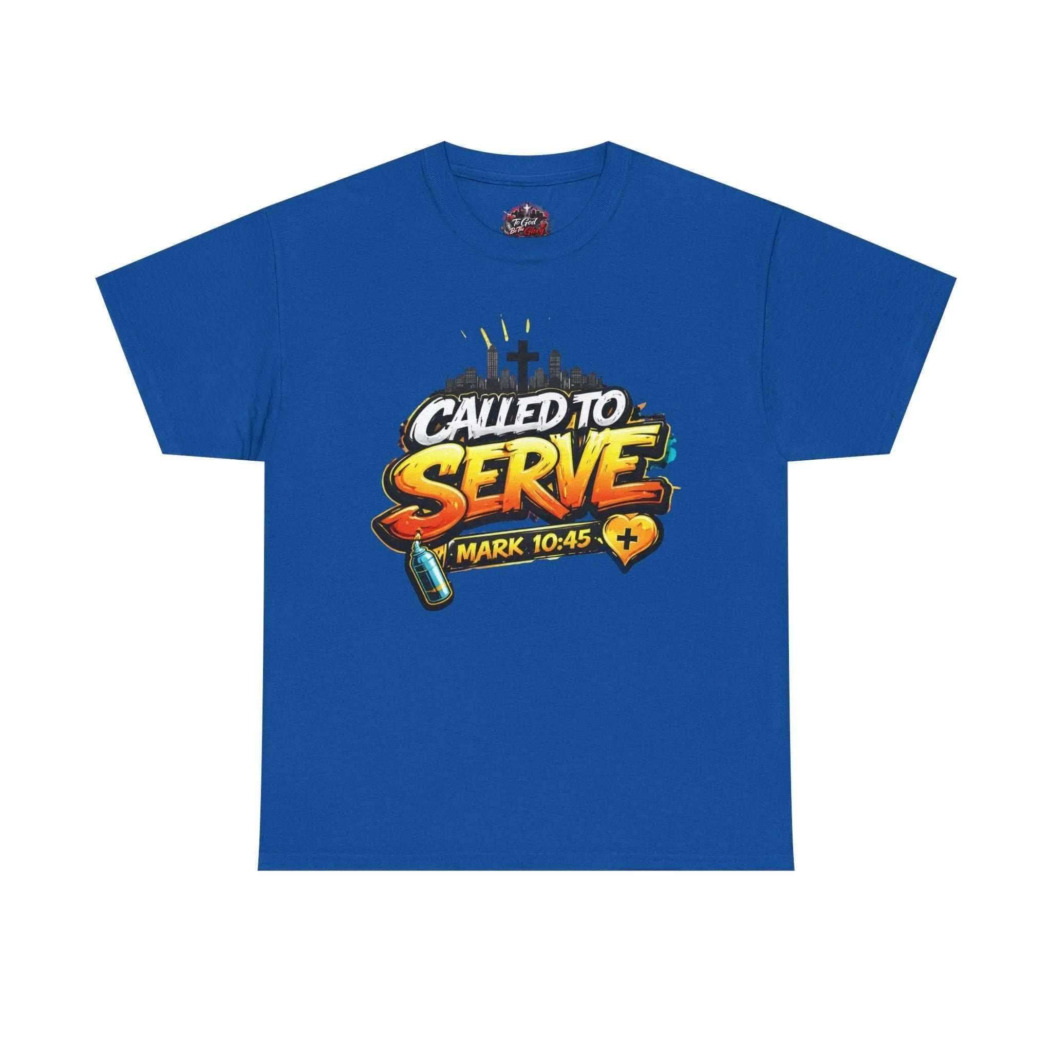 Called To Serve Tee Religious soft T-Shirt Printify Royal S