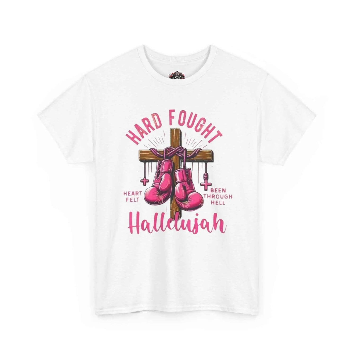 Hard fought Hallelujah Tee religious T-Shirt Printify