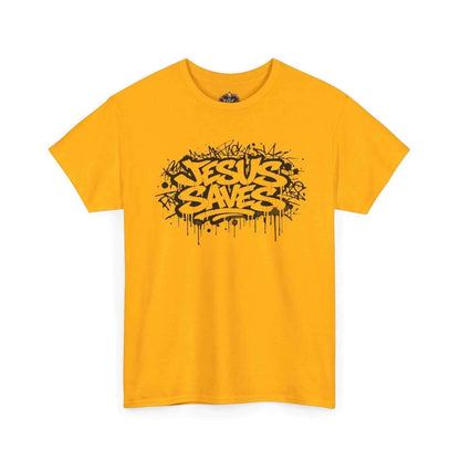 Jesus Saves Graffiti T-Shirt T-Shirt Printify