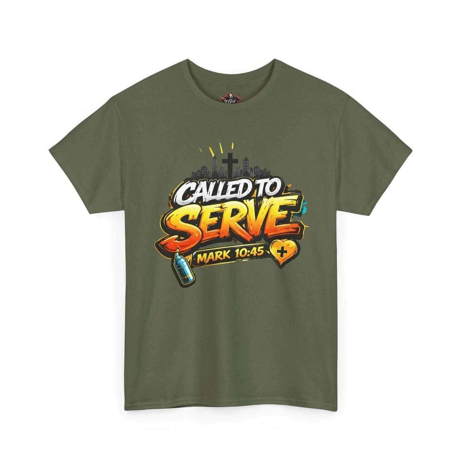 Called To Serve Tee Religious soft T-Shirt Printify