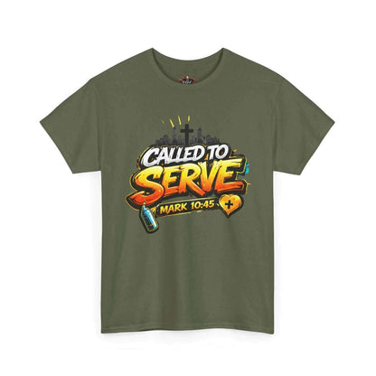 Called To Serve Tee Religious soft T-Shirt Printify