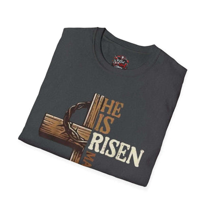 He is risen T-Shirt Religious unisex T-Shirt Printify