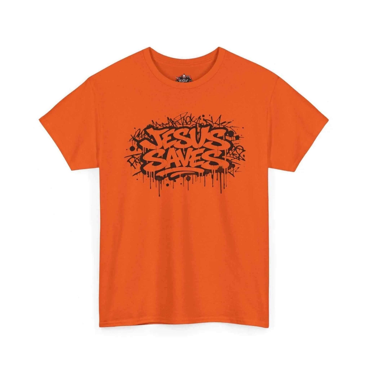Jesus Saves Graffiti T-Shirt T-Shirt Printify